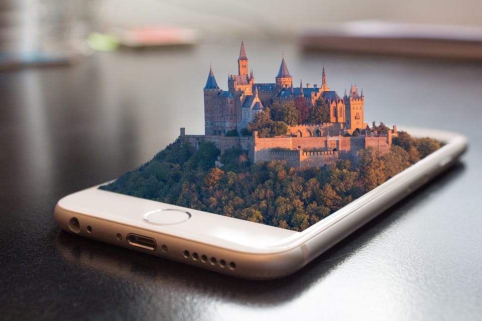 Miniature of a castle